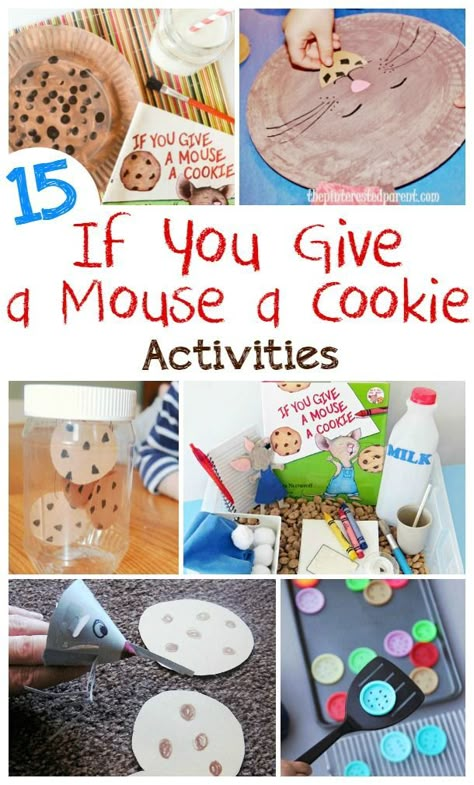 Need some If You Give A Mouse A Cookie Activities? We've got tons of fun inspiration with maths games, crafts, If You Give A Mouse A Cookie printables, literacy activities and more. #kidsactivities #kidscrafts If You Give A Mouse A Cookie Activities Kindergartens, When You Give A Mouse A Cookie Activity, If You Give A Mouse A Cookie Literacy Activities, If U Give A Mouse A Cookie Activities, Mouse A Cookie Activities, If You Give A Mouse A Cookie Preschool Activities, If You Give A Mouse A Cookie Preschool, Who Took The Cookies Activities, Storybook Activities