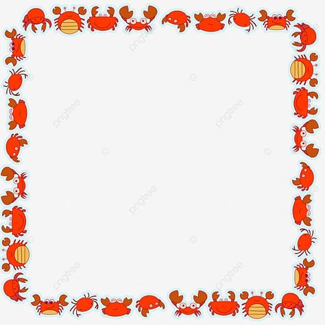 Crab Background, Kids Therapy, Borders Free, Border Png, Child Therapy, Therapy Worksheets, Simple Wallpapers, Clipart Images, Free Png