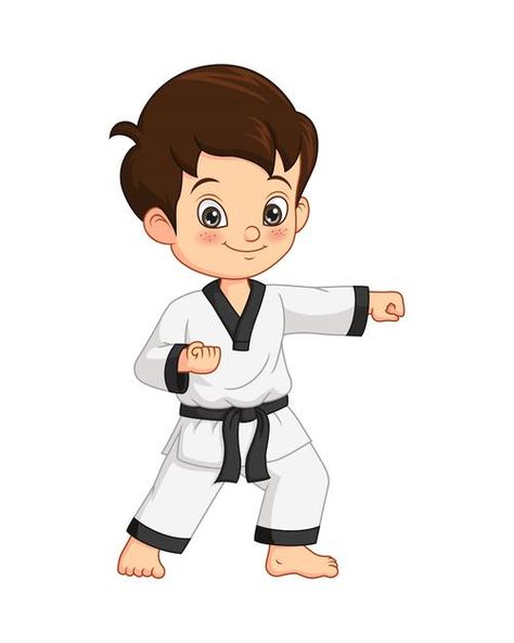 Taekwondo Cartoon, Values Activities, Karate Cake, Karate Boy, Stickers For Boys, Sports Cartoon, Business And Advertising, Cartoon Sports, Kids Karate