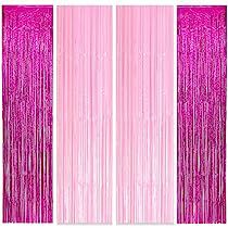 Pink Streamers, Pink Party Decor, Barbie Backdrop, Theme Birthday Decoration, Baby Shower Photo Backdrop, Pink Princess Birthday, Pink Birthday Decorations, Mean Girls Party, Shower Photo Backdrop