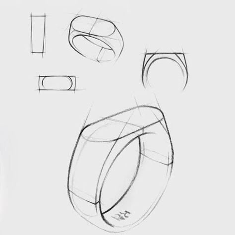 How To Draw Rings, Jewelry Design Sketch, Ring Sketch, Jewel Drawing, Wood Jewelery, Jewelry Rendering, Art Jewelry Design, Jewellery Design Sketches, Jewerly Designs