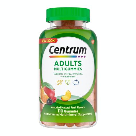 Centrum MultiGummies Multivitamin | Centrum Centrum Multivitamin, Multivitamin Supplements, Fat Soluble Vitamins, Healthy Eyes, Healthy Bones, Overall Health, Immune Health, Fruit Flavored, Health Supplements