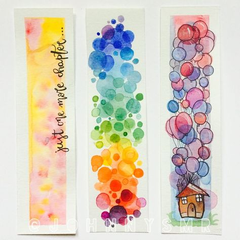 Carcase Iphone, Handmade Bookmarks Diy, Creative Bookmarks, Watercolor Bookmarks, Diy Bookmarks, Cat Air, 수채화 그림, Arte Sketchbook, Bookmarks Handmade