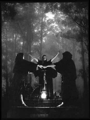 This image here shows three witches working together to worship or work magic.  Its images like this where people get the idea and concept of the Power of three. Witches Quotes, Wiccan Crafts, Cottage Witch, Witch Garden, Witch's Brew, Deep Roots, Witch Magic, Season Of The Witch, Special Interest