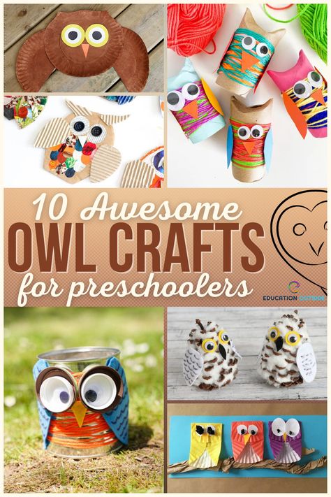 Owl Prek Activities, Nocturnal Animals Kindergarten Activities, Owl Theme Preschool Activities, Owl Sensory Activities, Preschool Owl Craft, Nocturnal Animals Toddler Activities, Owl Preschool Activities, Owl Preschool Crafts, Owl Craft Preschool