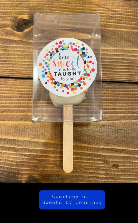 Teacher Appreciation Teacher Appreciation Cake Pops, Teacher Appreciation Desserts, Teacher Appreciation Treats, Teacher Cakes, Teacher Appreciation Ideas, Dessert Gifts, Selling Ideas, Cart Ideas, Appreciation Ideas