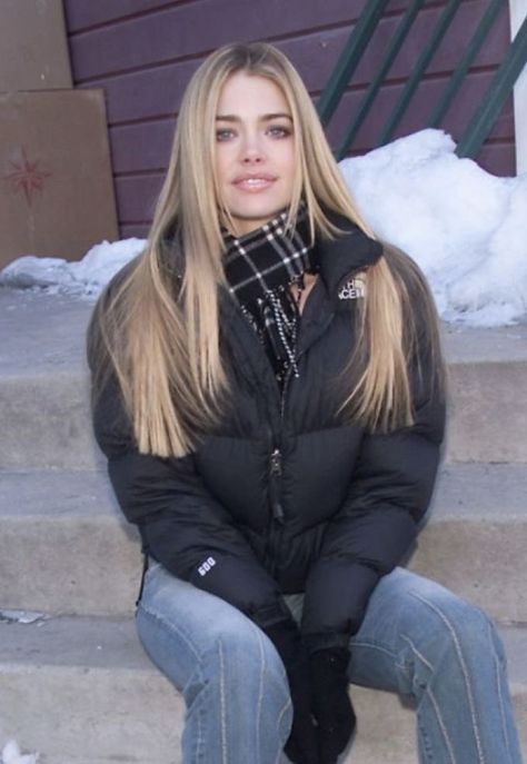 Look And Find, Effortless Waves, Gorgeous Hairstyles, Denise Richards, Hairstyles For Long Hair, Winter Fits, 2000s Fashion, Mode Vintage, Fashion Inspo Outfits