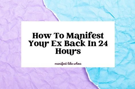 How To Manifest Your Ex Back In 24 Hours (Overnight Success) – Manifest Like Whoa! Ex Back Manifestation, Manifesting Ex Back, Manifest Ex Back, Manifest Your Ex Back, Overnight Success, How To Manifest, You've Been, Reading, Art