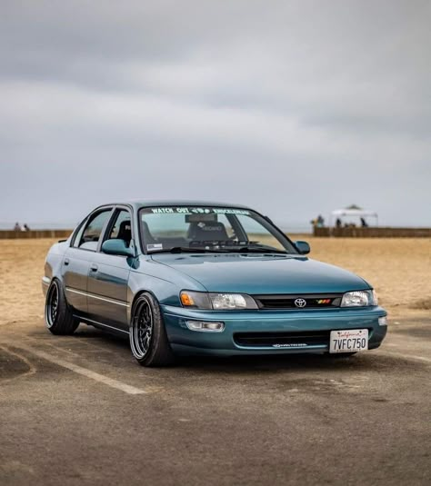 Corolla Tuning, Corolla 1995, B13 Nissan, Toyota Starlet, Toyota Supra Mk4, Sports Car Wallpaper, Toyota Tercel, Stance Cars, Sports Bikes Motorcycles