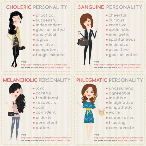 Phlegmatic Temperament, Melancholic Personality, Sanguine Personality, Phlegmatic Personality, Infp Dreamer, 4 Personality Types, Temperament Types, Personality Types Chart, Four Temperaments