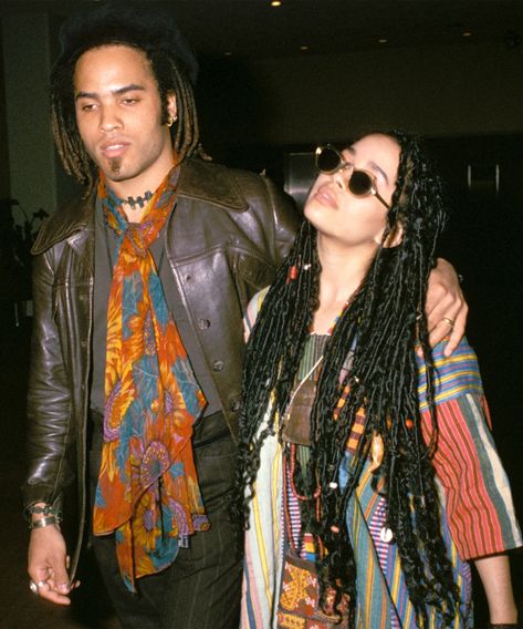 Lisa Bonet 90s, 90s Style Icons, Lisa Bonet, Aria Montgomery, First Haircut, Zoe Kravitz, Lenny Kravitz, Rock N’roll, Famous Couples