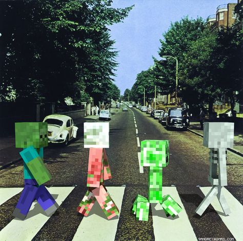 images of minecraft - Google Search Minecraft Monsters, Walking Across The Street, Minecraft Cool, Minecraft Meme, Minecraft Pictures, Minecraft Mobs, The Creeper, Minecraft Wallpaper, Minecraft Funny