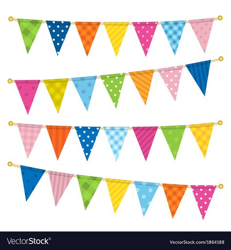 Room Flags Banners, Bunting Flags Printable, Red Christmas Card, Triangle Bunting, Bunting Template, Triangle Flag, Bunting Design, Chalkboard Banner, Owl Vector