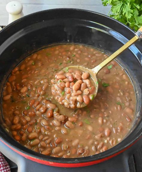 Slow Cooker Pinto Beans Slow Cooker Mexican Beans, Best Pinto Beans In The Crock Pot, Crock Pot Beans Slow Cooker, Slow Cooker Beans Pinto, Crock Pot Beans Pinto, Southern Pinto Beans In The Crock Pot, Crockpot Beans Pinto, Mexican Pinto Bean Recipes, Pinto Beans Stove Top