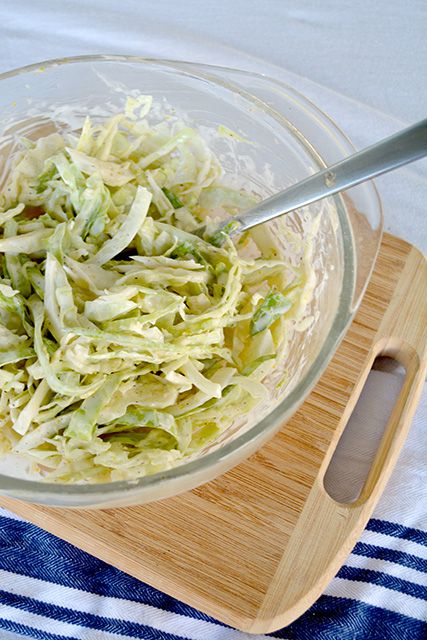 Quick and Easy Cabbage Slaw Homemade Cabbage Slaw, Quick Cabbage Slaw, Quick And Easy Coleslaw Recipe, Easy Cabbage Slaw, Hot Slaw Recipe, Cabbage Coleslaw Recipe, Salad Sides, Cabbage Coleslaw, Cabbage Slaw Recipes