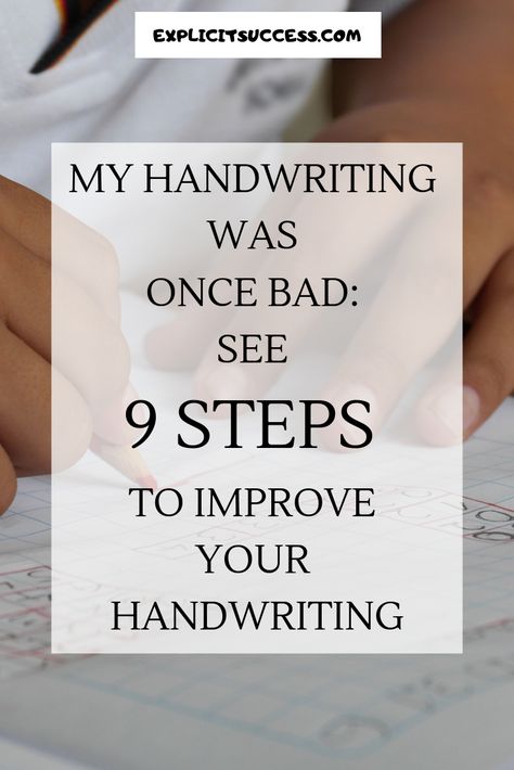 Whatever your reason is, having good handwriting is a plus to you. May I let you know that you have made a good choice. As a matter of fact, there are many nice reasons to make your writing legible and attractive. Below, I will share some of the things you can do if you really want to have legible handwriting. #handwriting #legible #steps #education #student #writing #cursive #improve #arts #crafts #design #books #paper #pen How To Change Handwriting Style, How To Make My Handwriting Better, How To Write Better Handwriting, How To Change Your Handwriting, Bad Handwriting Aesthetic, How To Write Beautifully Handwriting, Change Handwriting, How To Have Good Handwriting, How To Improve Your Handwriting