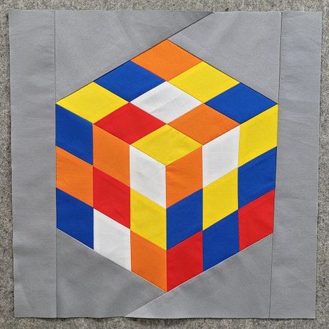 Hi Quilting Friends! I’m excited to share this fun Puzzle Cube Quilt block pattern with you! Many of you may have had Block Pattern, Puzzle Box Quilt Pattern, Game Board Quilt Block, Dutchman's Puzzle Quilt Block, Rubik’s Cube Decorations, Rubric Cube, Rube Cube Solve, Puzzle Quilt, Rubix Cube