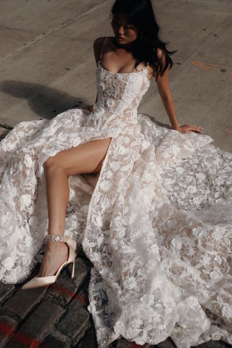 Dress Designer: Galia Lahav | Explore all of the newest gowns from Galia Lahav bridal collections here #weddingdress #weddinggowns #galialahav #bride