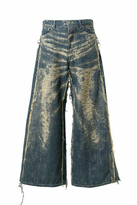 Wide Denim Pants, Applique Jeans, Diy Pants, Flair Jeans, Denim Inspiration, Concept Clothing, Baggy Clothes, Cute Pants, B Fashion