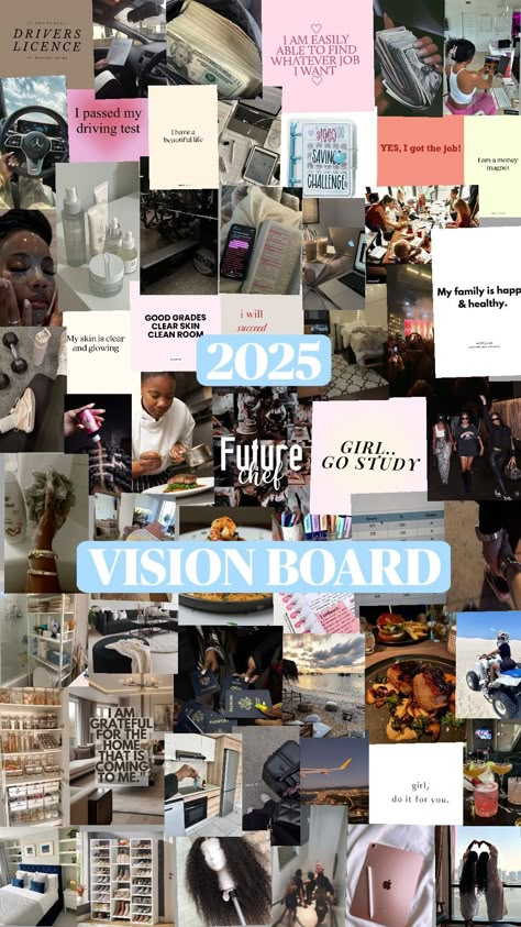 Mission Quotes, Goal Setting For Students, Dream Life Vision Board, Year Vision Board, My Mental State, Board Collage, Vision Board Collage, I Got The Job, Manifestation Vision Board