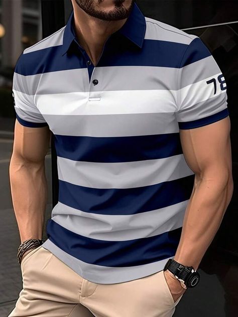 Polo Shirt Outfit Men, Polo Shirt Collar, Polo Shirt Outfits, Shirt Outfit Men, Mens Polo T Shirts, Outfits Hombre, Fashion Suits For Men, Golf T Shirts, Polo T Shirts