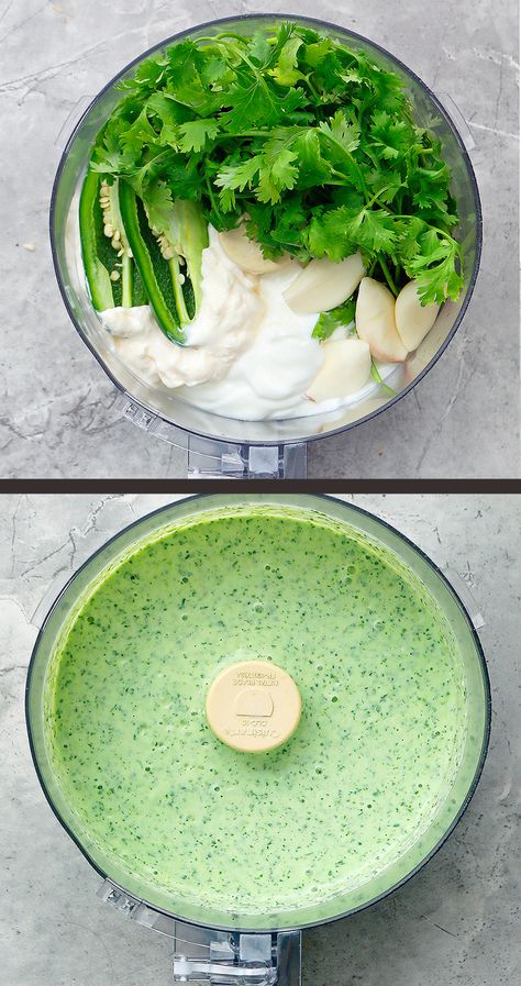 Cilantro Lime Yogurt Sauce, Best Healthy Sauces, Cilantro Lime Taco Sauce, Jalapeño Lime Sauce, Butter Lettuce Tacos, Mexican Cilantro Sauce, Sauces For Mexican Food, Homemade Sauce For Tacos, Cilantro Dip Recipe