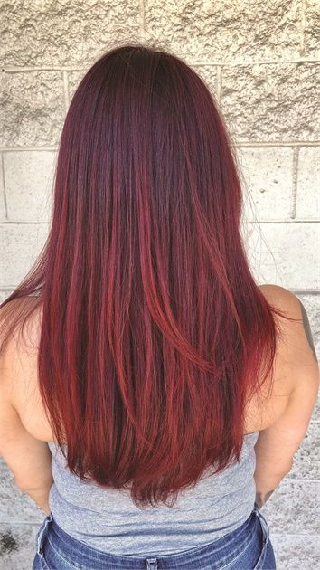 HOW-TO: Multidimensional Ruby Fire Hair Color - Hair Color - Modern Salon Rubra Red Hair Colour, Fire Hair Color, Red Hair Colour, Ruby Hair, Fire Hair, Brunette Color, Fun Hair, Hair Colours, Red Hair Color