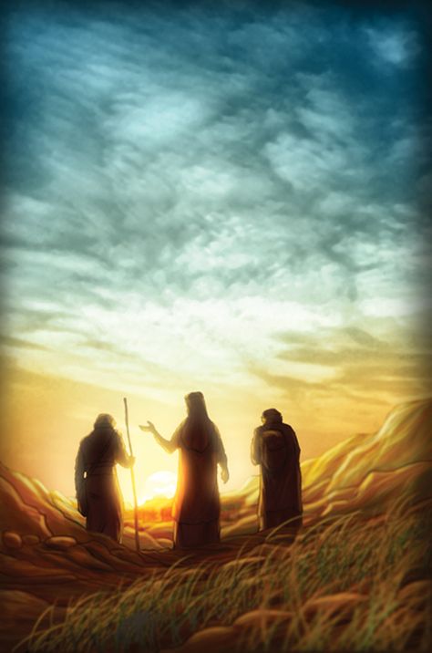 Road to Emmaus | Joseph Goode on Patreon Road To Emmaus, Jesus Drawings, Christ Is Risen, Bible Pictures, Nice Pic, Prophetic Art, Biblical Art, Jesus Art, Catholic Art