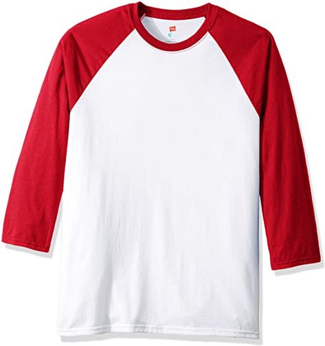 Homecoming Outfit, Baseball Tee Shirts, Matching Christmas Shirts, Reds Baseball, Black And White Shirt, The Medium, Raglan Tee, Baseball Shirts, Deep Red