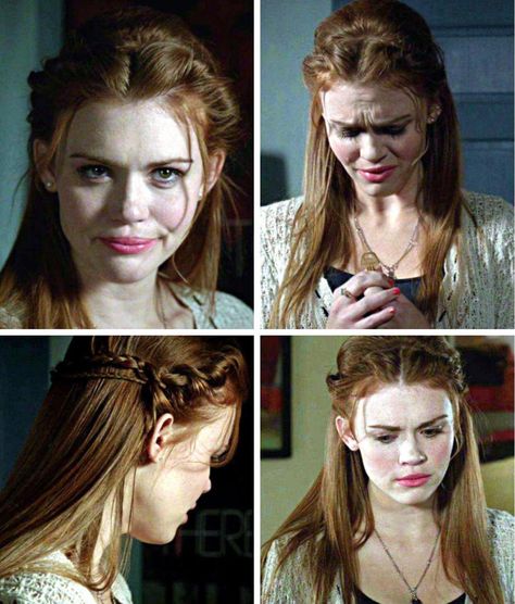 Lydia Martin Hair, Lydia Martin Hairstyles, Lydia Martin Outfits, Teen Wolf Outfits, Hairstyles Braid, Easy Hairdos, Holland Roden, Lydia Martin, Crown Braid