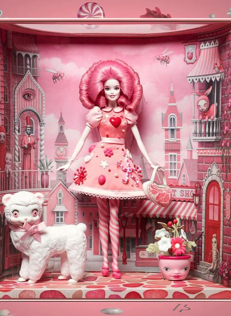 Dreamy Nostalgia, Ikenaga Yasunari, Mattel Creations, Barbie 90s, Mark Ryden, Juxtapoz Magazine, Pink Highlights, Dream Doll, Barbie House