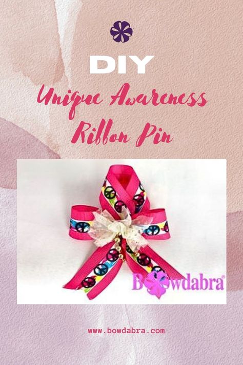 Homemade Hair Bows, Funky Bow, Bow Maker, Ribbon Ideas, Ribbon Pin, Make A Bow, Make Bows, Homemade Hair, Easy Craft Ideas