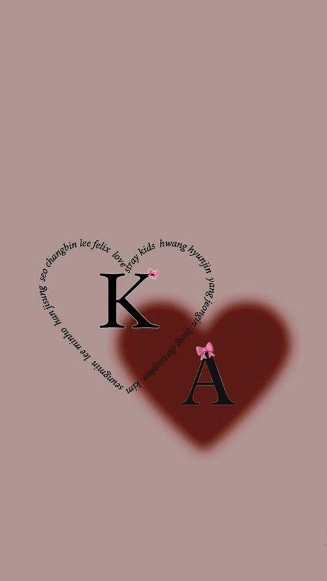 A And K Wallpaper, I Love K Wallpaper, K A Wallpaper, K Initial Wallpaper, Ks Love Images, K Letter Images, Initial K, Aesthetic Letters, Cute Words