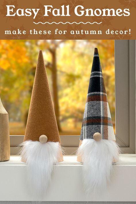 September Craft Ideas For Seniors, Fall Crafts For Adults Diy, Crafts For Adults Diy Projects, Diy Fall Gnome, September Ideas, Joy Craft, Fall Crafts For Adults, Crafts For Adults Diy, September Crafts