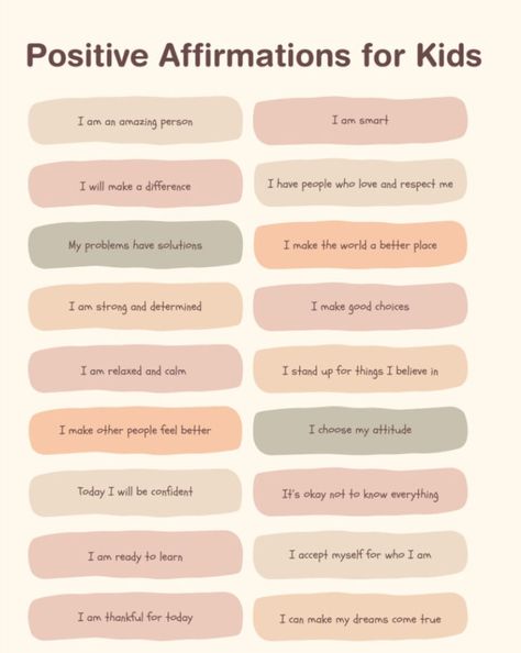 There are the best positive affirmations for kids Positive Valentines Quotes For Kids, Positive Afirmations Kids, Kids Words Of Affirmation, Positive Affirmation Activities For Kids, Affirmations For Daughters, Children Affirmations For Kids, Valentines Affirmations For Kids, Kids Morning Affirmations, Positive School Affirmations