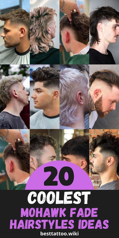 Modern Mohawk Boys, Modern Mohawk Men, Faded Mohawk Boys, Fohawk Haircut Fade, Frohawk Fade, Taper Fade Mohawk, Modern Mohawk, Fohawk Haircut, Mohawk Fade