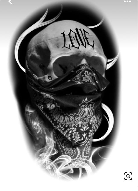 Chicano Skull Tattoo, Chicano Tattoo Design Ideas, Chicano Tattoo Designs, Chicano Aesthetic, Chicano Tattoo Design, Forearm Cover Up Tattoos, Chest Tattoo Ideas, Evil Skull Tattoo, Chicano Tattoos Sleeve