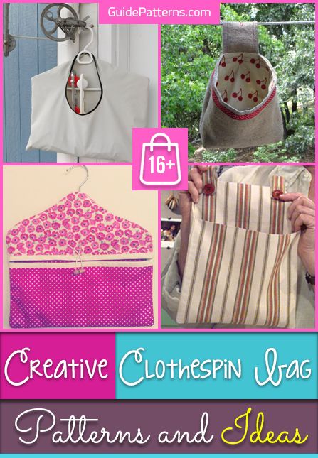 16+ Creative Clothespin Bag Patterns and Ideas | Guide Patterns Clothespin Holder Diy, Clothespin Bag Pattern Free, How To Make A Clothespin Bag, Clothes Pin Bag Pattern Free, Peg Bag Ideas, Diy Clothes Pin Bag Free Pattern, Clothes Pin Bag Diy, Clothespin Bag Pattern, Diy Cross Body Bag