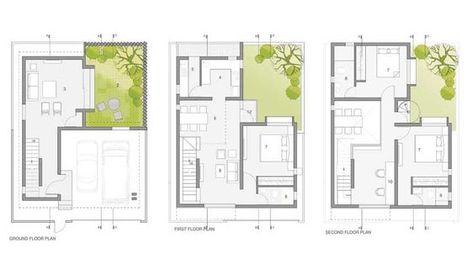 Garden House Floor Plan, Bangalore House Design, Courtyard House Plans Indian, Small House With Courtyard, 30 X 50 House Plans, Residence Plan, 30x40 House Plans, Indian House Plans, Courtyard House Plans