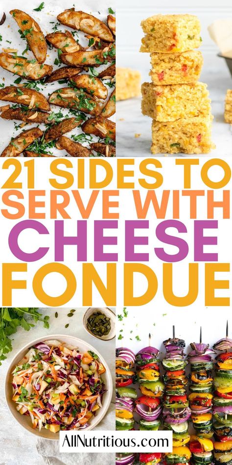 Having mouth-watering sides and dippers for your cheese fondue can be super easy when you prepare any of these delicious cheese fondue sides and dippers. You can easily make any of these easy cheese fondue ideas that will have you going back for seconds. Queso Fondue Recipe, Fondue Platter Ideas, Fondue Appetizers Party Ideas, Fondue Charcuterie Board Ideas, Fondue Ideas Dinners, Fall Fondue Party, Things To Dip In Cheese Fondue, Beef Fondue, Cheese Fondue Charcuterie Board