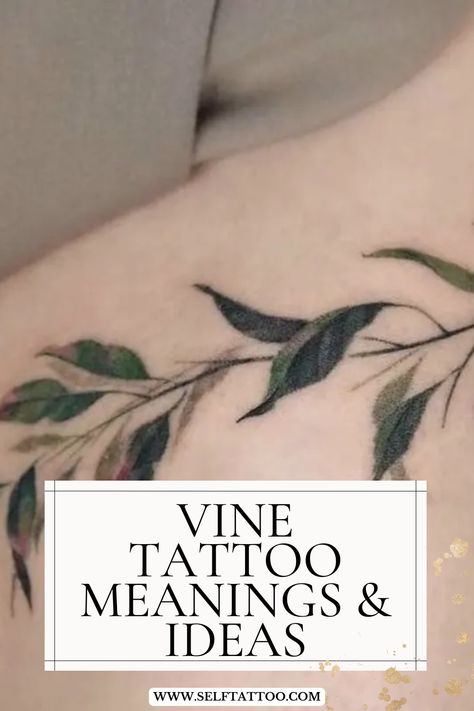 vine tattoos for women on arm. floral vine tattoos. tattoo ideas for your shoulder. small ivy vine tattoos Vine Sleeve Tattoos For Women, Vine Thigh Tattoo, Vine Tattoos For Women, Floral Vine Tattoos, Vine Foot Tattoos, Poison Ivy Tattoo, Rose Vine Tattoos, Self Tattoo, Flower Vine Tattoos