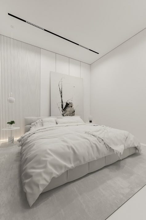 ArtStation - M7, Karolis Kasikauskas One Story House, Luxury Bedroom Decor, Modern Luxury Bedroom, Modern Bedroom Interior, Bedroom Closet Design, House Features, 아파트 인테리어, Bedroom Bed Design, Bedroom Furniture Design