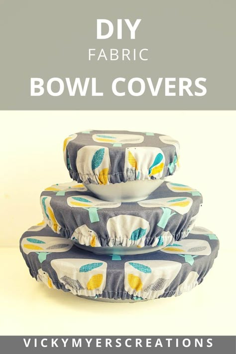 Diy Bowl Covers, Diy Bowl, Bed Linen, Sewing To Sell, Fabric Bowls, Beginner Sewing Projects Easy, Sewing Class, Small Sewing Projects, Sewing Gifts