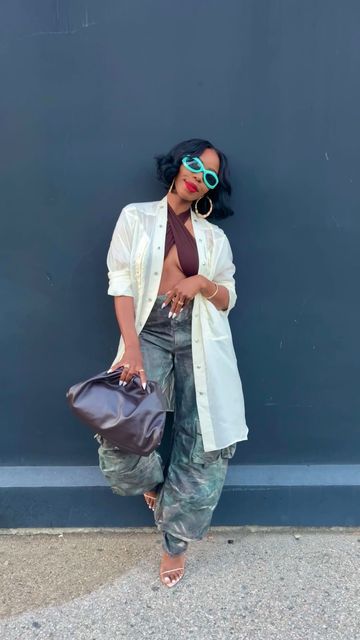 Baggy Chic Style, Kahlana Barfield Style, Instagram Fashion Post Ideas, Kahlana Barfield Brown, Kahlana Barfield, Chic Clothing Style, Queen Fashion, High Fashion Street Style, Fall Fashion Outfits