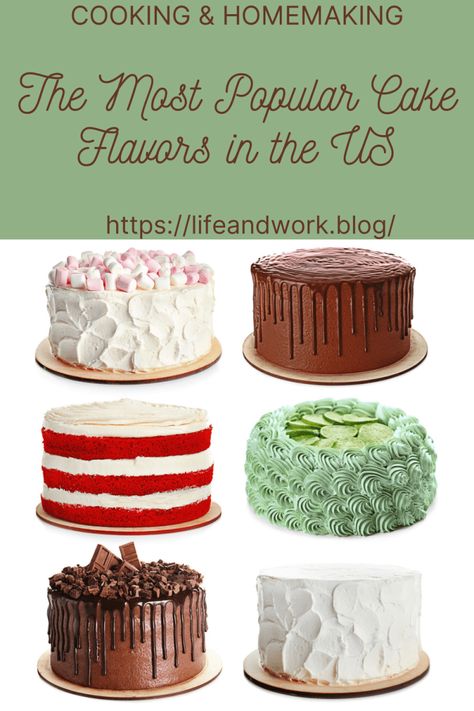 The Most Popular Cake Flavors in the US Most Popular Cake Flavors, Popular Cake Flavors, Types Of Cake Flavors, Savory Hand Pies Recipes, Different Cake Flavors, Hand Pies Savory, Hand Pie Recipes, Mango Cake, Basic Cake