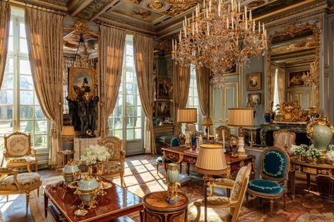 Louis Xvi Style Living Room, Louis 16 Interior Design, Louis Xvi Style Interior, Louis Xvi Bedroom, Provence Chateau, Egyptian Pattern, Russian Interiors, Louis Xvi Furniture, Chateaux Interiors