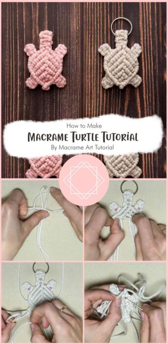 Things To Make Out Of Macrame, Diy Macrame Projects For Beginners, Crochet With Macrame Yarn, Macrame Gifts For Kids, Macrame Lanyard Pattern, Macrame Turtle Tutorial, Easy Macrame Knots Step By Step, Macromae Knots, Macrame Gifts Diy Projects