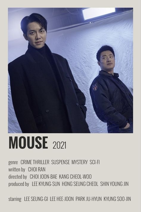 Minimalist poster Mouse Kdrama Poster, Mouse Kdrama, Park Ju-hyun, Joon Park, Film Recommendations, X Movies, Korean Drama Series, Lee Do-hyun, Film Posters Minimalist