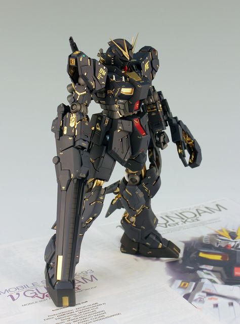 GUNDAM GUY: MG 1/100 RX-93 vGUNDAM (Banshee Version) - Customized Build Gundam Toys, Mech Suit, Gundam Wallpapers, Gundam Custom Build, Arte Robot, Gunpla Custom, Custom Gundam, Mecha Anime, Gundam Art