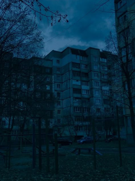 Europe Aesthetic, European Aesthetic, Dark City, Dark Paradise, Dark Pictures, High Rise Building, Blue Hour, Dark Photography, Brutalism